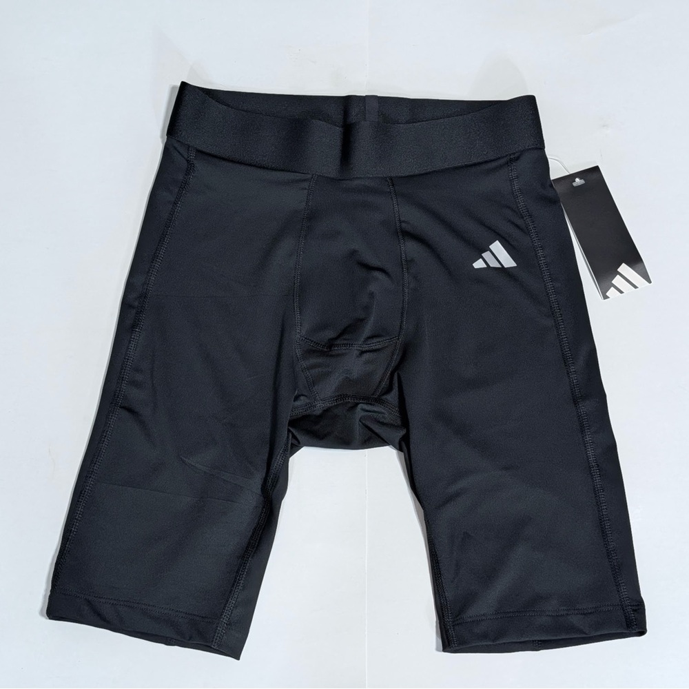 Adidas Tech-fit 10” Compression Shorts Tights AD4014 black men’s size Small NEW